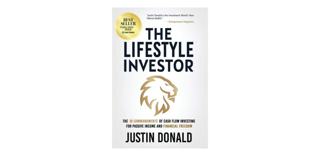 Cover of "The Lifestyle Investor: The 10 Commandments of Cash Flow Investing for Passive Income and Financial Freedom" by Justin Donald